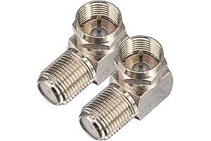 onelinkmore Right Angle Coaxial Cable Adapter - Perfect for Tight Spaces