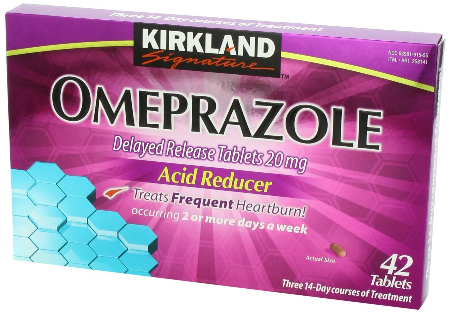 Buy KIRKLAND SIGNATURE Kirkland Signature Omeprazole 3X14 s Online at