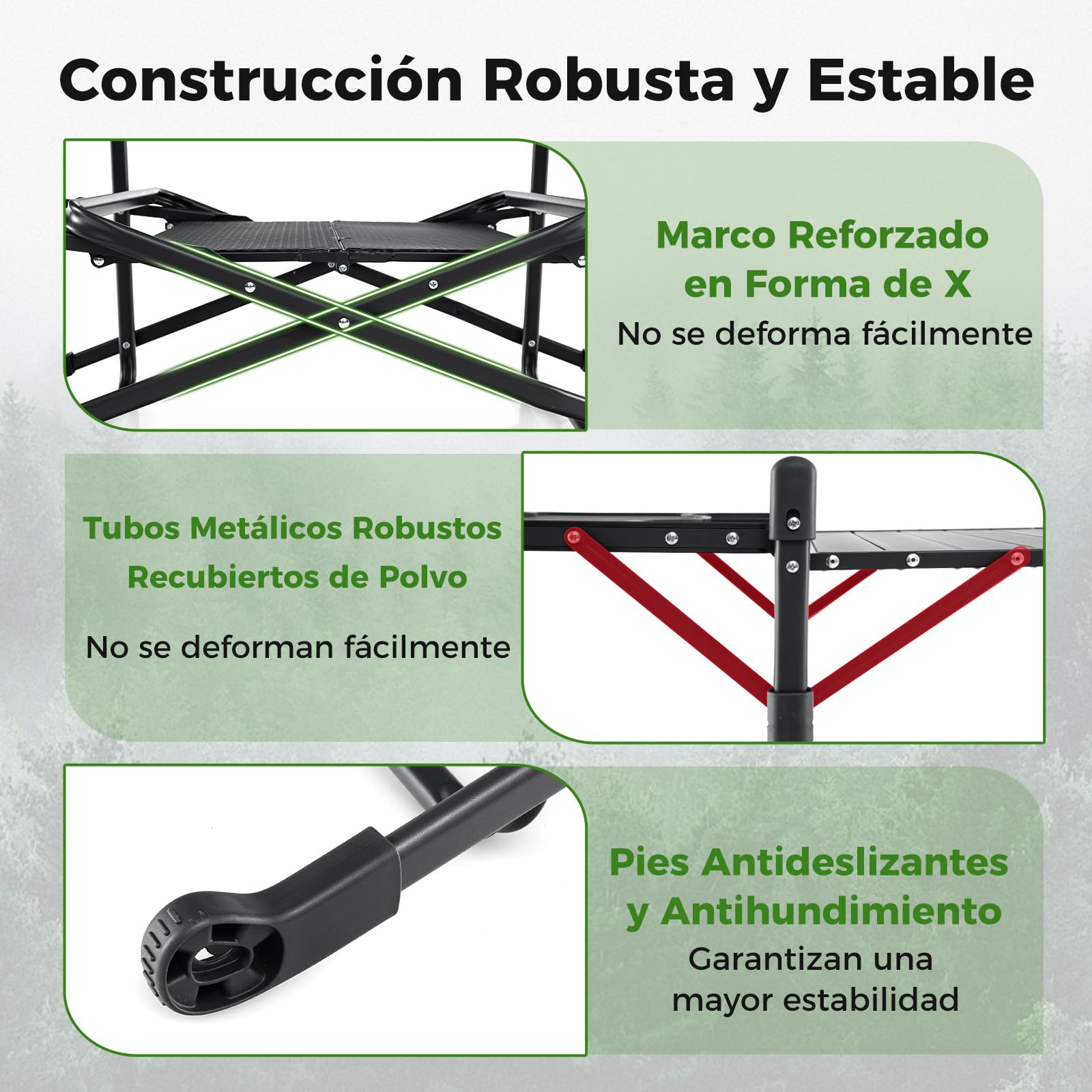 COSTWAY Mueble Cocina Camping, Mesa Plegable Camping con 4 Mesas Auxiliares, Mesa Cocina Camping, Marco de Aluminio, Estante de Almacenamiento, Bolsa de Transporte, 135 x 54 x 88 cm