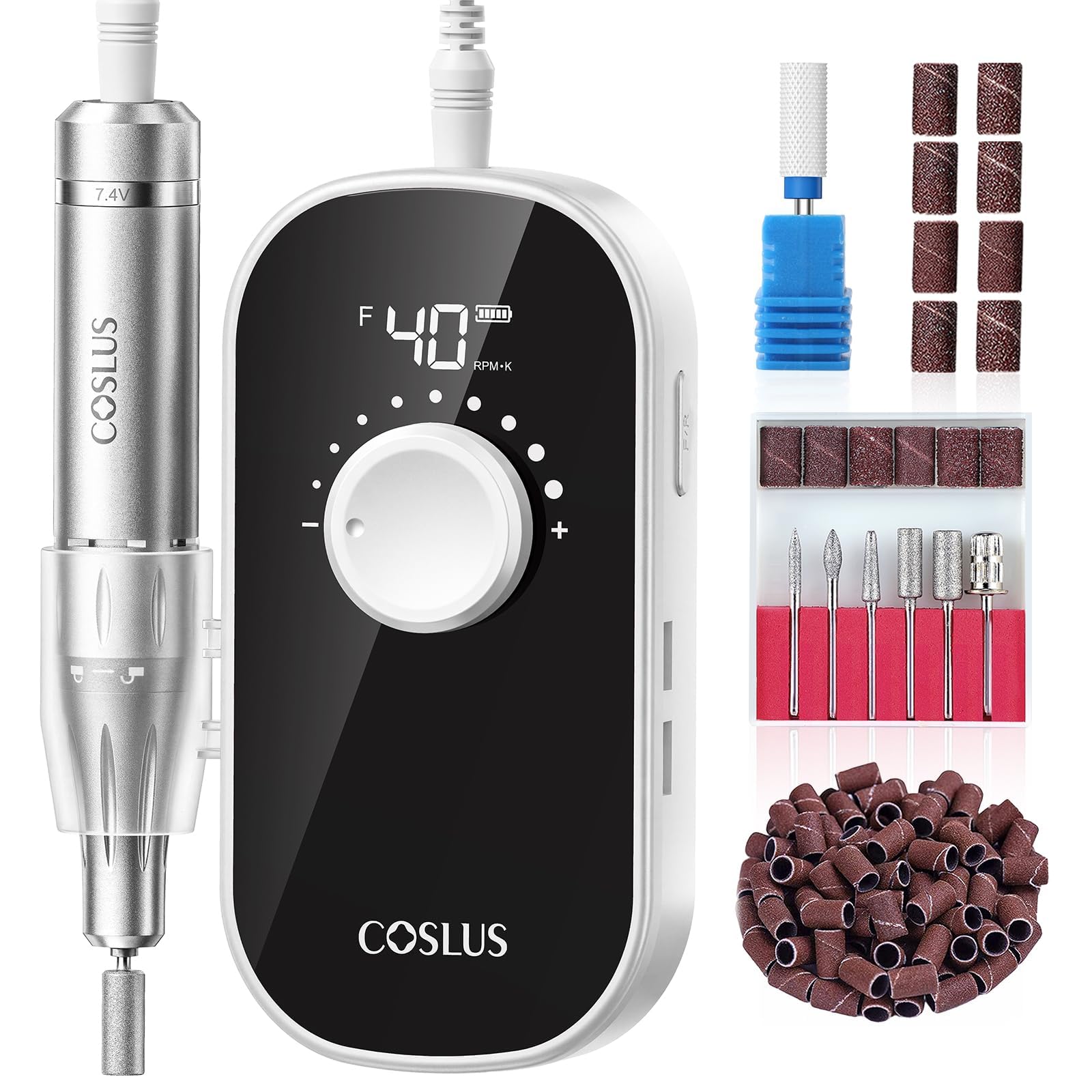COSLUS E51 Nail Drill - Professional Electric File -10 COSLUS E51 Nail Drill - Professional Electric File -10
