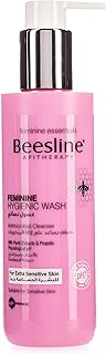 Beesline Feminine Hygienic Wash For Extra Sensitive Skin, Antimicrobial Cleanser, With Plants Extracts & Propolis Physiological pH, 200ml