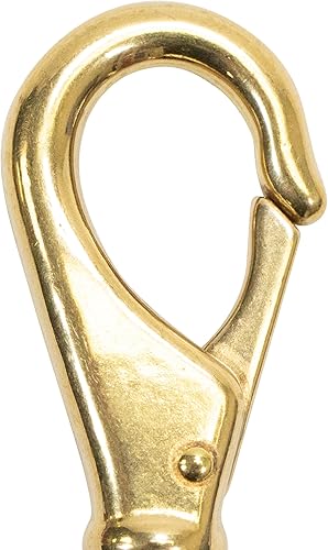 Miniatura 8 de Scuba Choice Clip de gancho giratorio de latón de 3.5 pulgadas #1, apertura de 0.508 in