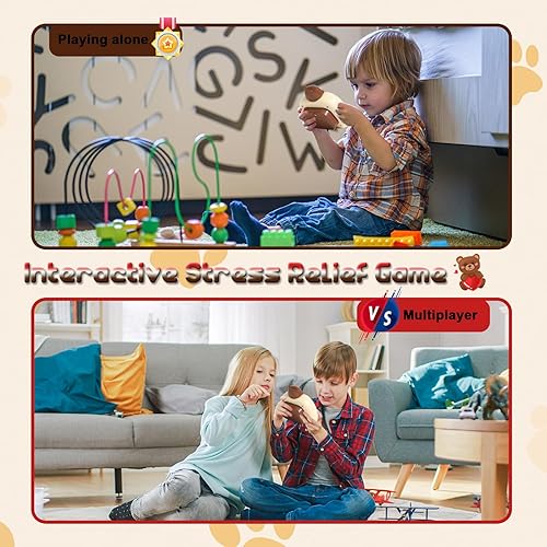 Miniatura 4 de Juguetes Pop Fidget Kids It Games, juego de mano para niños de 6 a 8 años, juego de empuje rápido, juego de luz de burbujas para el estrés, juguetes