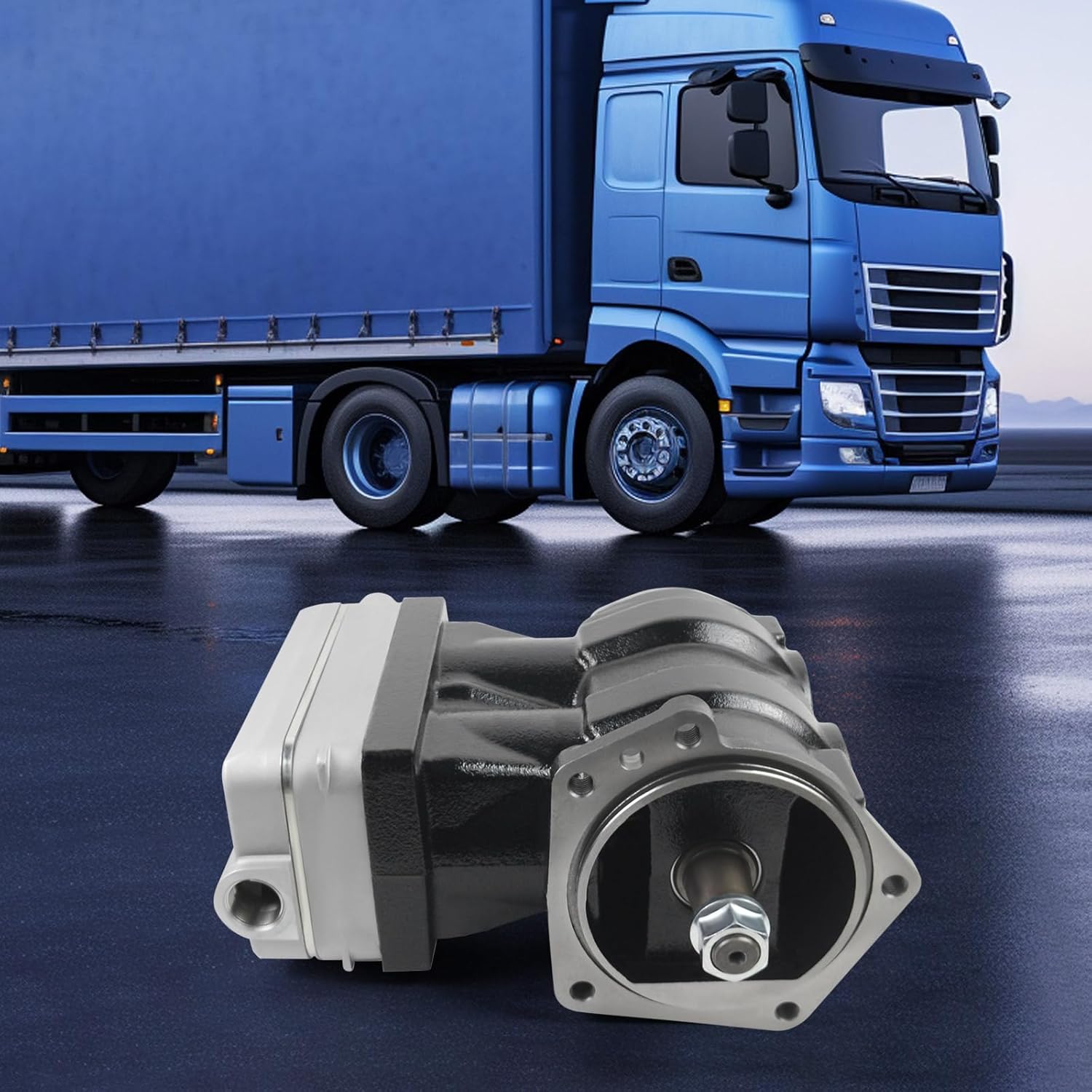 Air Compressor,Air Braking Compressor for Vo-lvo Truck FH12 FM12 1998-2005 Engine D12 D12A D12C OE 4127040080 20701801 20547525 85000396 85122952 0.8MPa