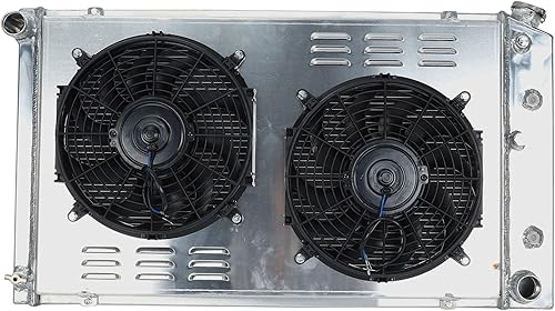 Miniatura 154 de Radiador de aluminio AA5052 de 3 filas compatible con Dodge Ram 2009-2021 1500 2500 3500 4000 V6 V8 Pickup AT/MT 3 filas,1 fila,Ventilador