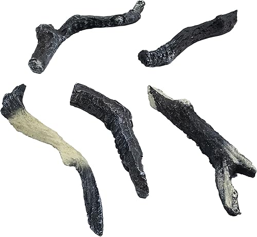 Madera de fuego simulada de resina, 5 piezas