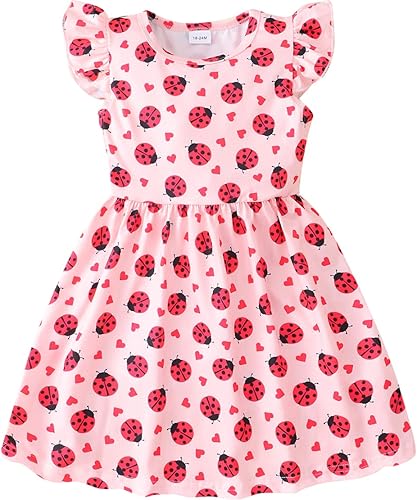 Vestido de unicornio para niñas de 1 a 8 años