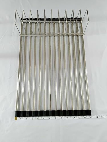 Miniatura 5 de RYNX - Escurridor enrollable de acero inoxidable de 19.9 x 13 pulgadas para tazas, frutas, verduras, tapete resistente al calor, organizador de