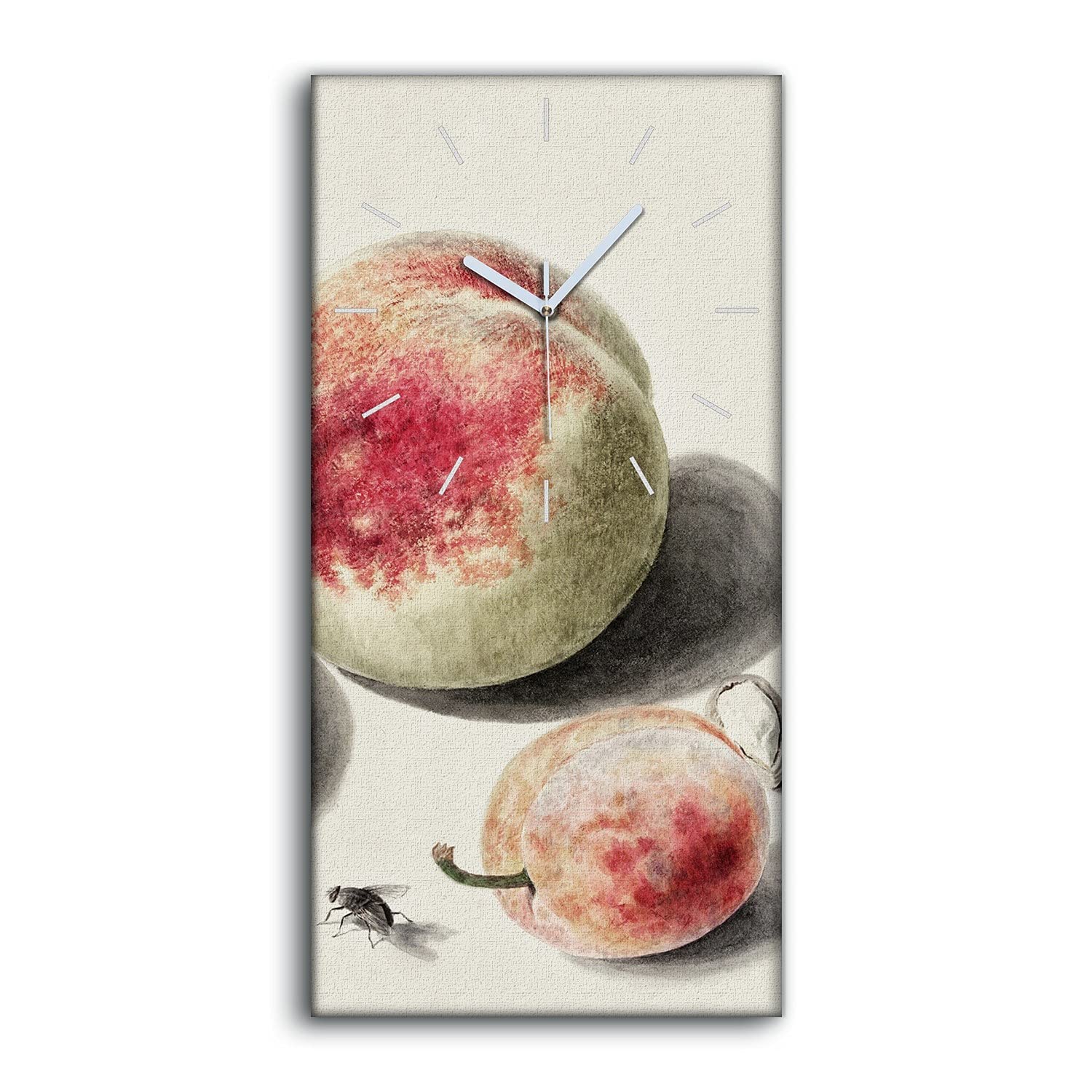 Horloge sur toile ne pas tic tac en silence de 30x60cm idéale pour décoration de salon