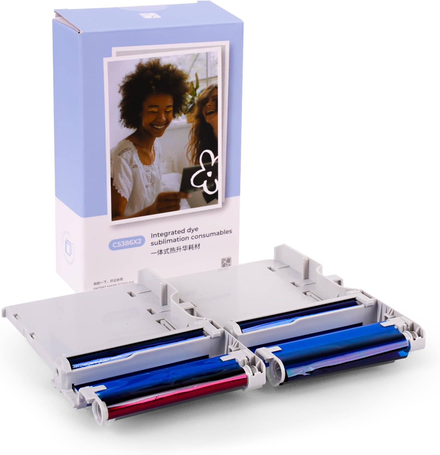 One-piece Photo Paper Cartridge for HPRT CP2100 Portable Phone Printer (20 Sheets)