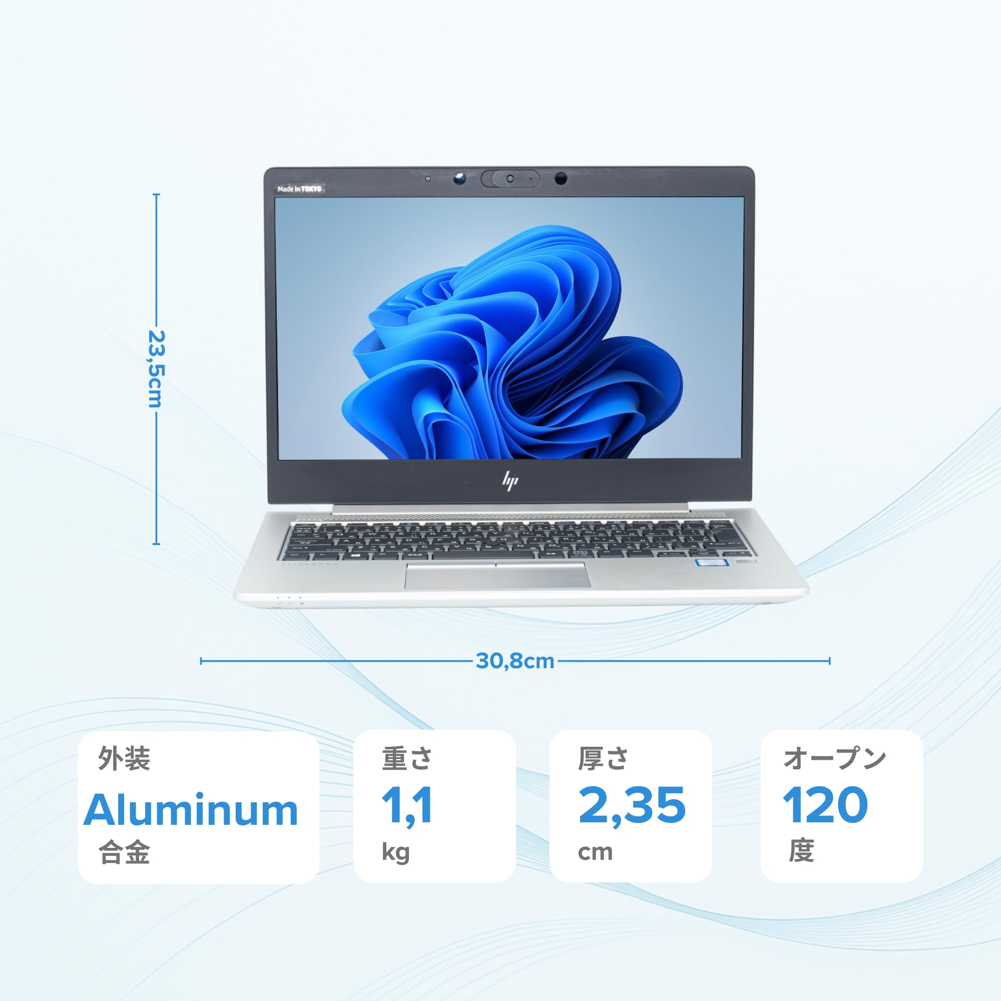 Amazon.co.jp: HP EliteBook 830 G6, i7-8565U, メモリー8GB, SSD256GB