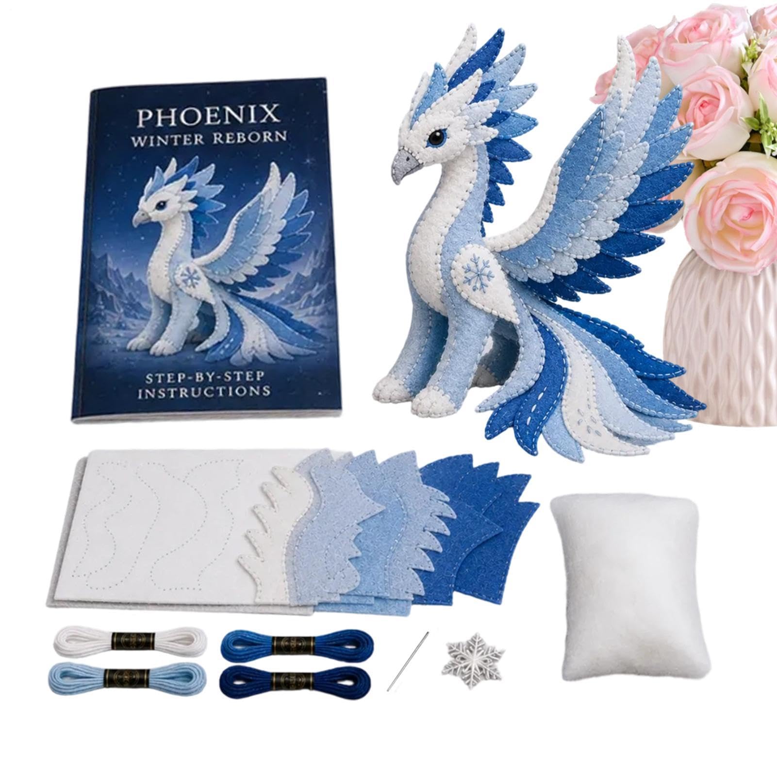 Kit de herramientas de fieltro para aprender a coser figuras 3D sin complicaciones 8