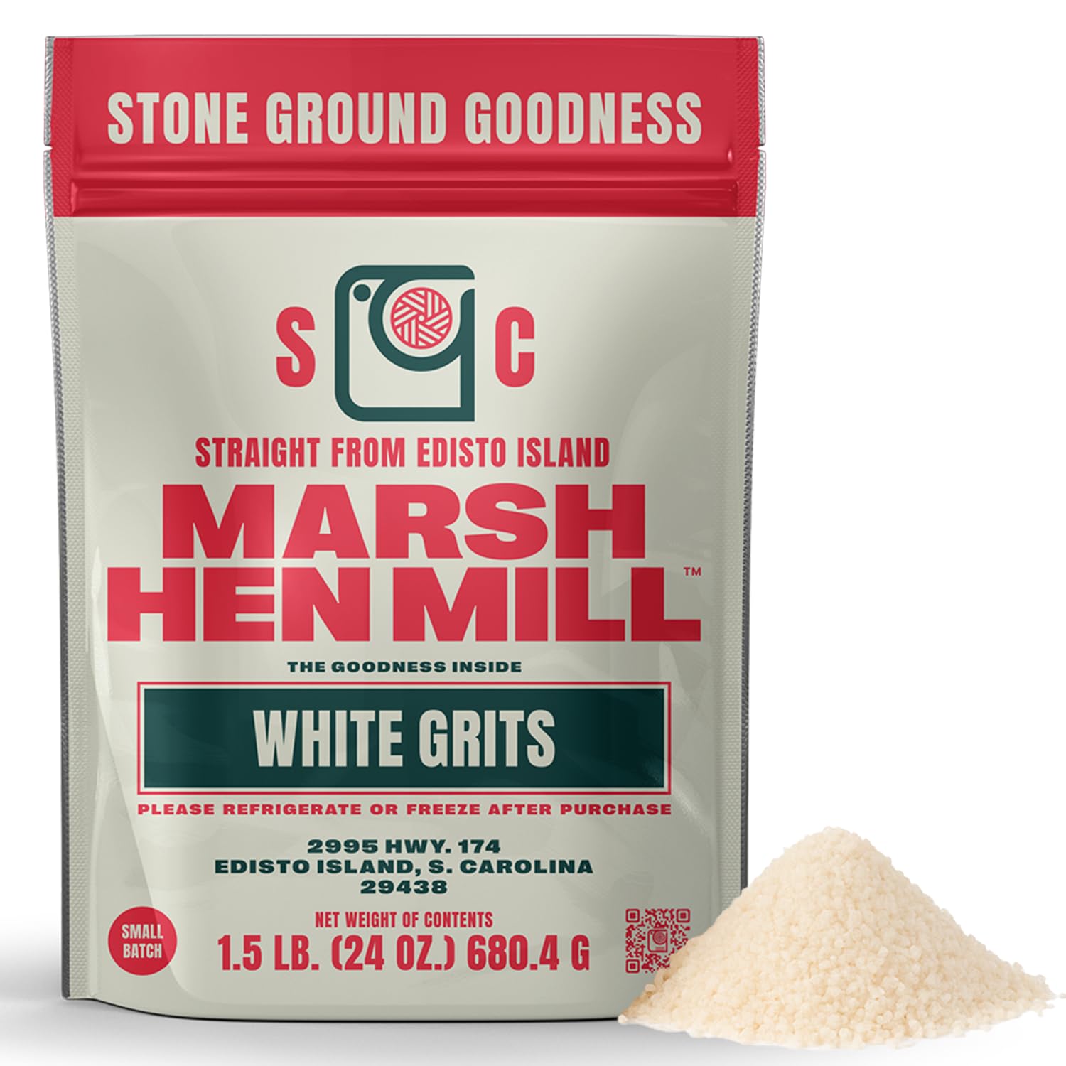 Amazon.com : Marsh Hen Mill White Grits | Stone Ground White Corn