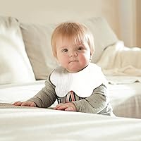 Vista 5 de Baberos de muselina para bebés, baberos para babero de dentición para bebé niña o niño de muselina de algodón