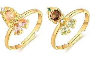 Tiana's and Charlotte's Relationship-Building Matching Frog Rings for Couples