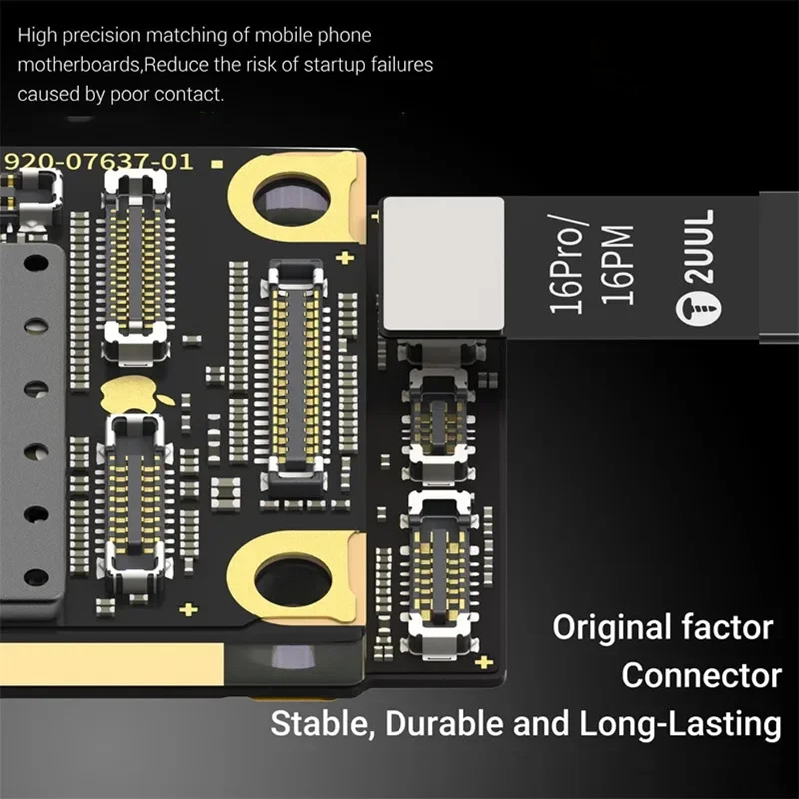 PW02 - Cable de arranque de datos para teléfono móvil, con 3 interfaces tipo C, detección eficiente para iPhone 7-16 Pro Max, herramientas de prueba de reparación de Android