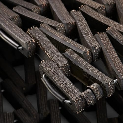 Miniatura 2 de Consolidated Plastics Tapete de goma resistente para neumáticos, de grado comercial, para entrada al aire libre y antifatiga, goma reciclada en