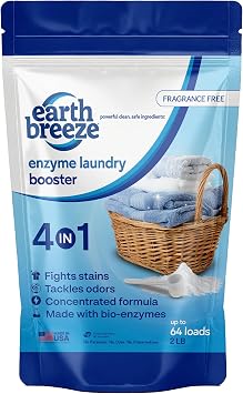Earth Breeze Enzyme Laundry Booster Powder 2lbs 64 Loads