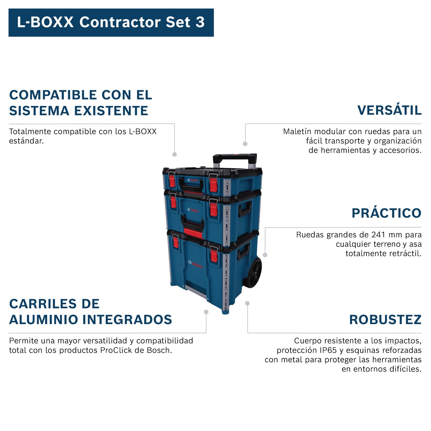 Bosch Professional L-BOXX Contractor Set 3 (incl. bandeja abierta)