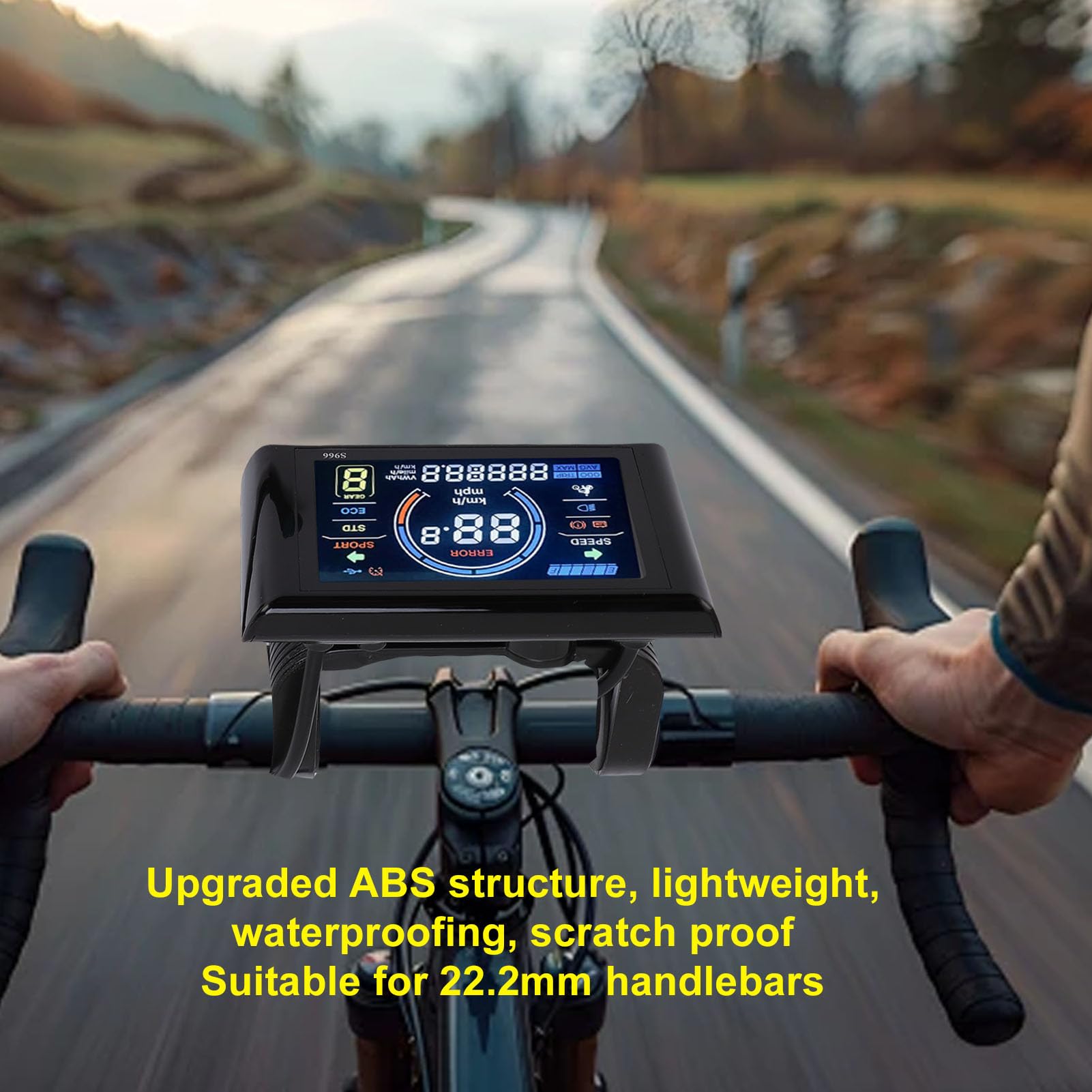 Buachois vélo électrique LCD Affichage Compteur E vélo Scooter Panneau de Commande