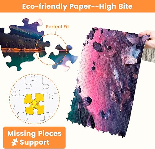 Miniatura 5 de Paquete de 2 rompecabezas de 1000 piezas para adultos de 1000 piezas en adelante, rompecabezas de 2000 piezas para adultos, regalos de elefante