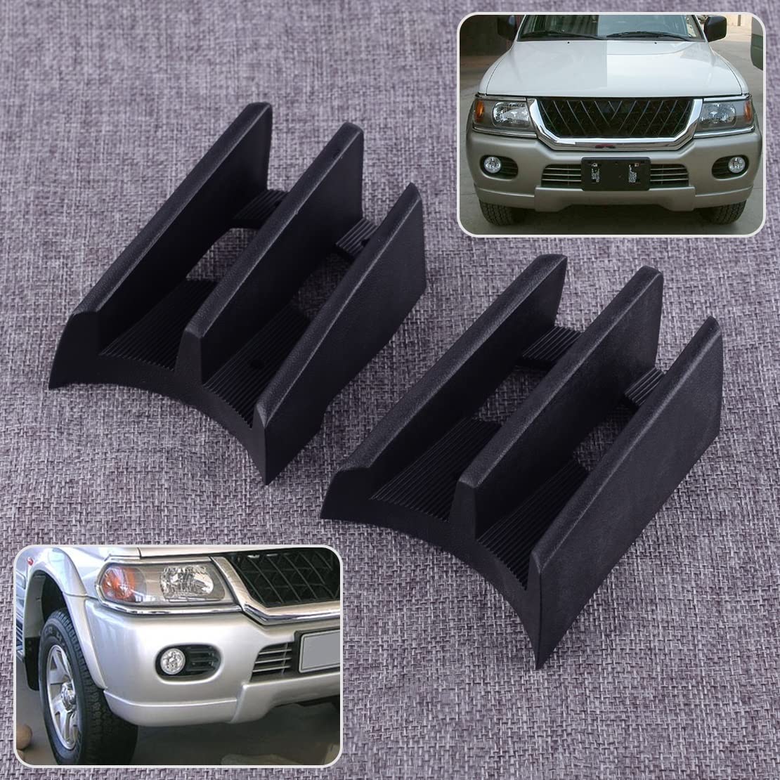 Estilo de Coche Rejilla De Luz Antiniebla Delantera para Mitsubishi para Montero para Pajero 1999-2008 Accesorios Automóviles