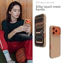 YATWIN Silicone Case for iPhone 17 Pro Max, Soft-Touch, Shockproof, DustProof, Antiskid Phone Cover for Apple iPhone 17 Pro Max - Milk Tee gallery image