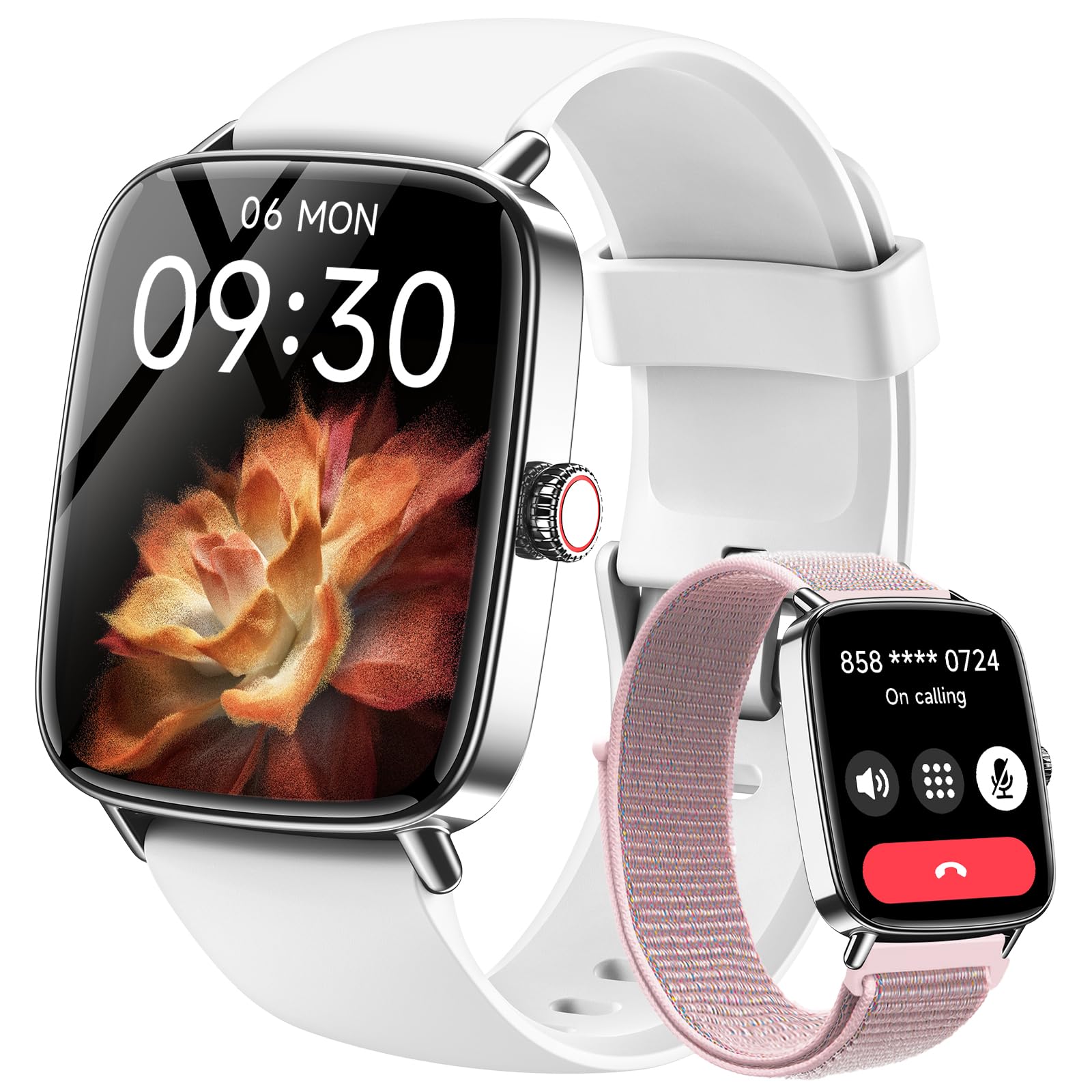 Gydom Smartwatch Damen mit Telefonfunktion 1.85