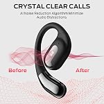 Monster AC317 Open Ear Headphones, Wireless Stereo Sound, Bluetooth 5.4 Technology, 24H Playback Battery, Crystal Clear Calls, Type-C Charging, Touch Control, Sweat Resistant Wireless Earbuds