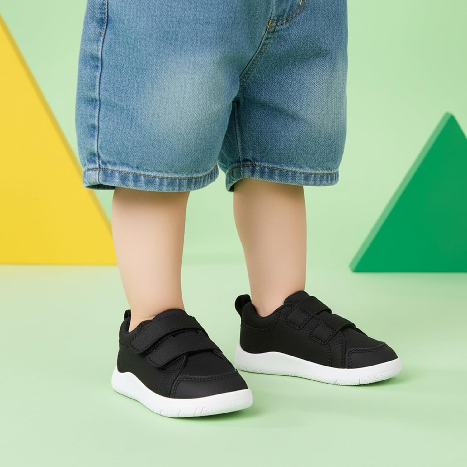 MORENDL Wide Toe Box Shoes Toddler Walking Shoes Baby Boy Girl Non-Slip Sneakers Comfort Tennis Outdoor Activities - Image 2