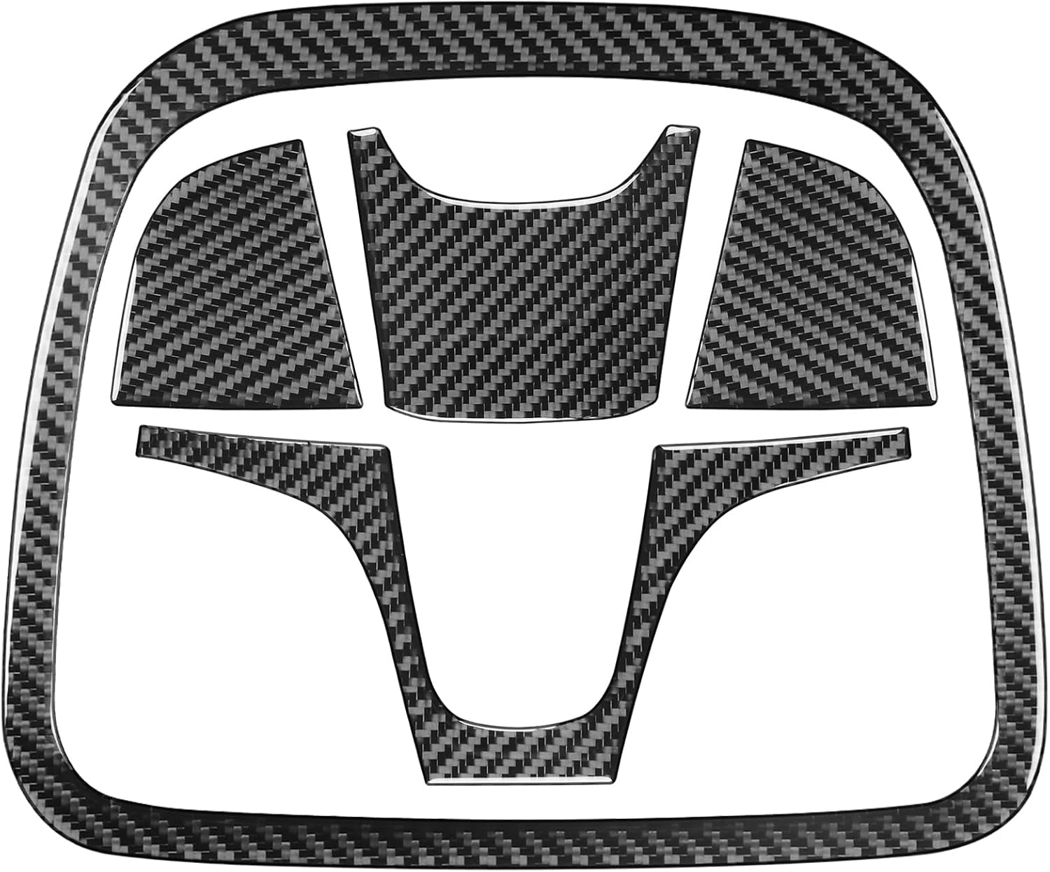 NVCNX Real Premium Carbon Fiber Compatible with Jeep Cherokee 2014-2023 2015 2016 2017 2018 2019 2020 2021 2022 Accessories Car Roof Reading Light Panel Cover Interior Trim Sticker Decal Black 5PCs