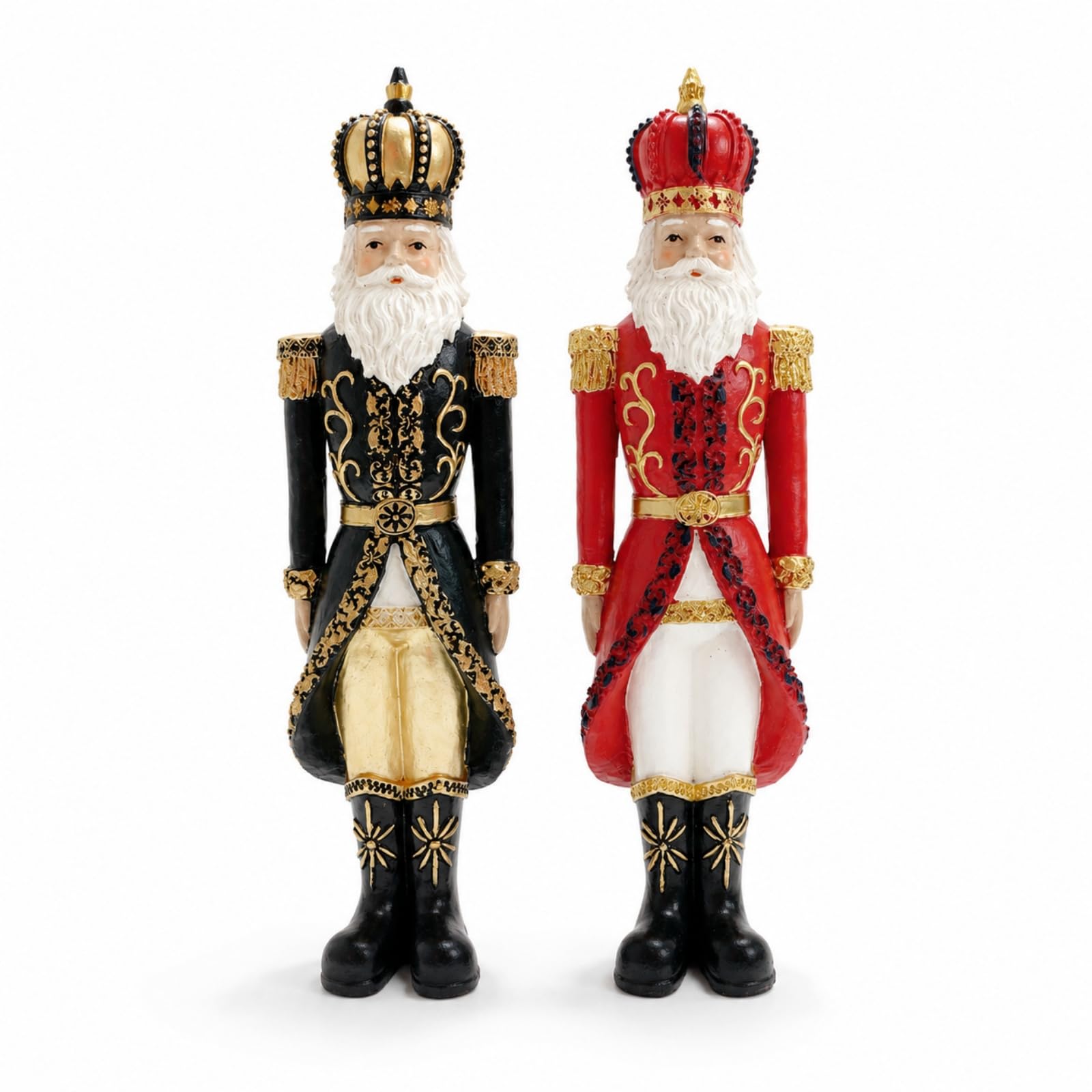 rockible 2 Pièces Soldat Écrase-Noix Doré Ornement sur Pied Décoration pour Table, Console