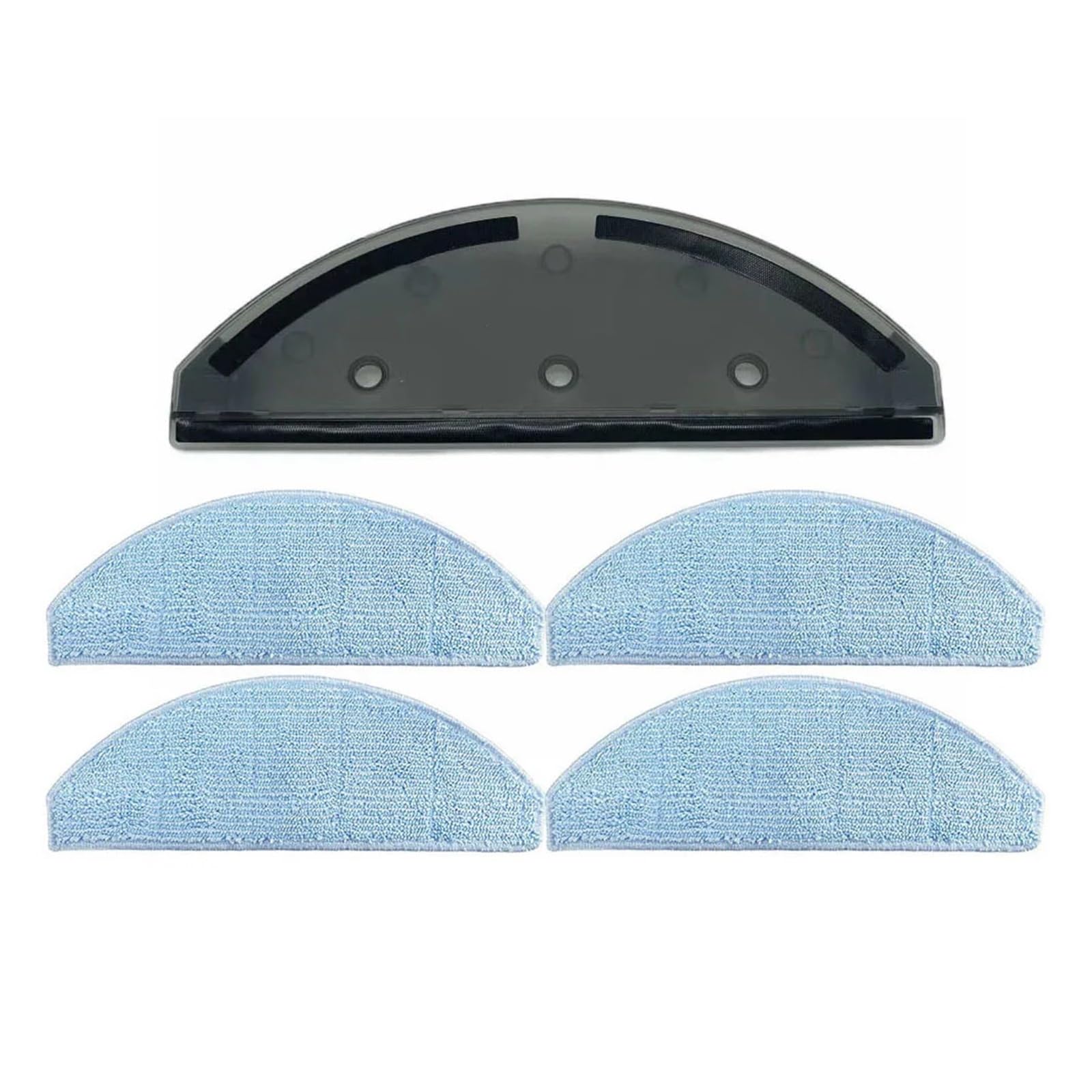 PNULGLKND 2-in-1 Mop Rag Holder and Water Tank Dust Box,Compatible for Lydsto G2, Robot Vacuum Cleaner Accessories(1PC Mop Holder+4PCS Mop Cloth)