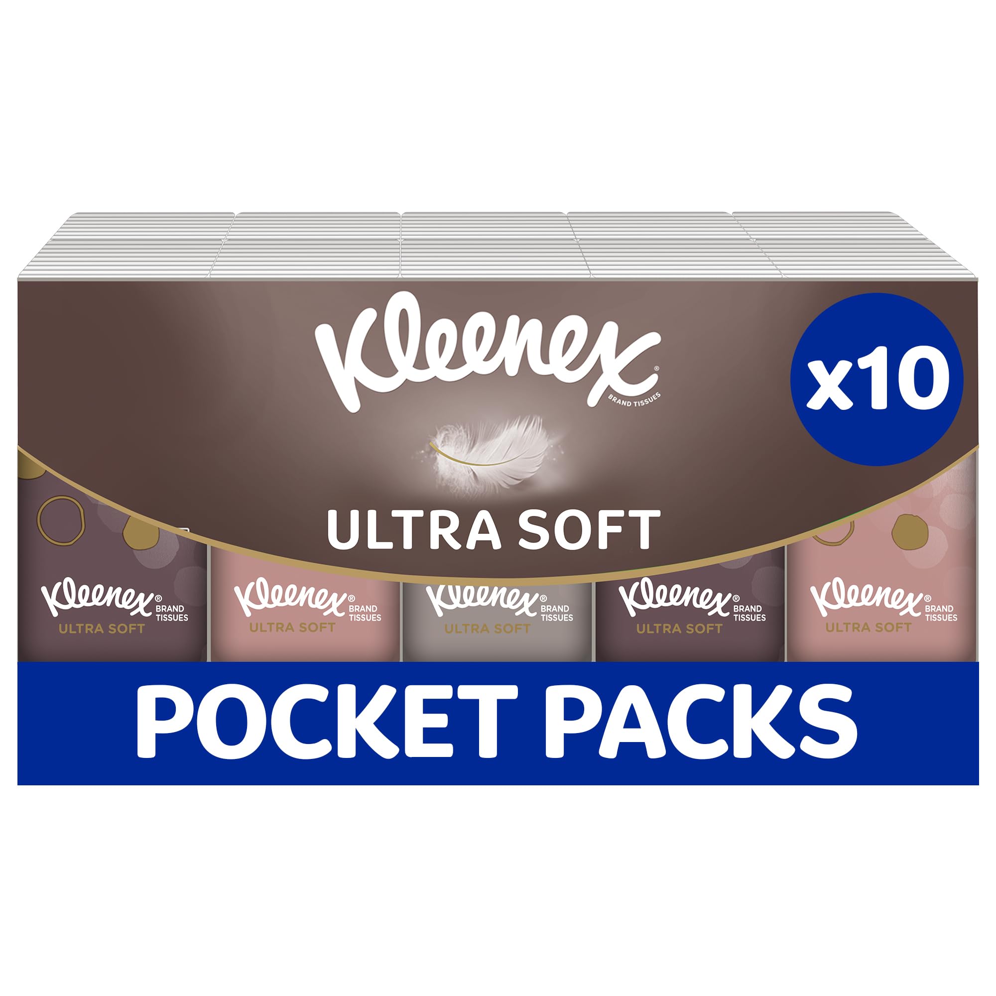 Ultra Soft Pocket Pack Tissues - Beautifully Soft And Silky Tissues - 10 Pocket Packs
