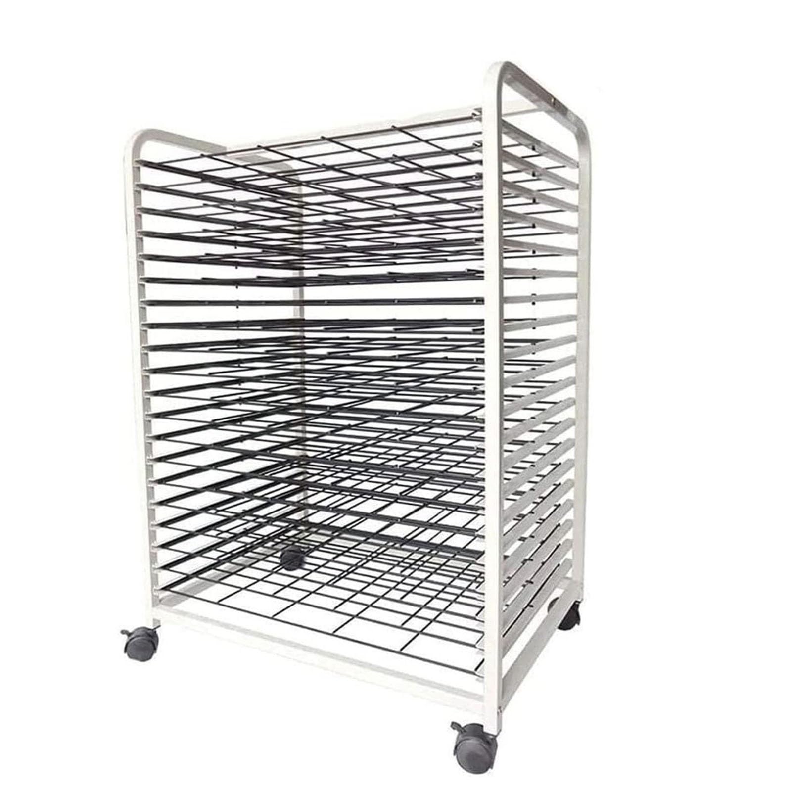 Mobilny Stojak Do Suszenia Farb - Stalowy Stojak Do Suszenia Obrazów Olejnych, Do Sal Lekcyjnych, Składany Stojak Do Suszenia Obrazów Olejnych Na Powietrzu, Solidny Metalowy Stojak Na Dzieła Sztuki,