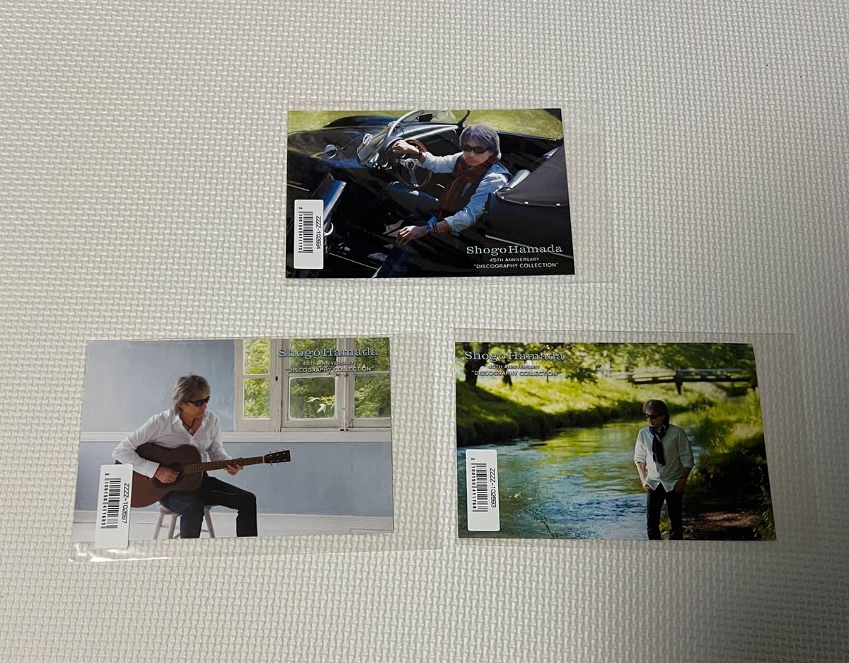 浜田省吾 ポストカード 3枚 浜田省吾デジタル写真集ON THE ROAD2001 ON THE