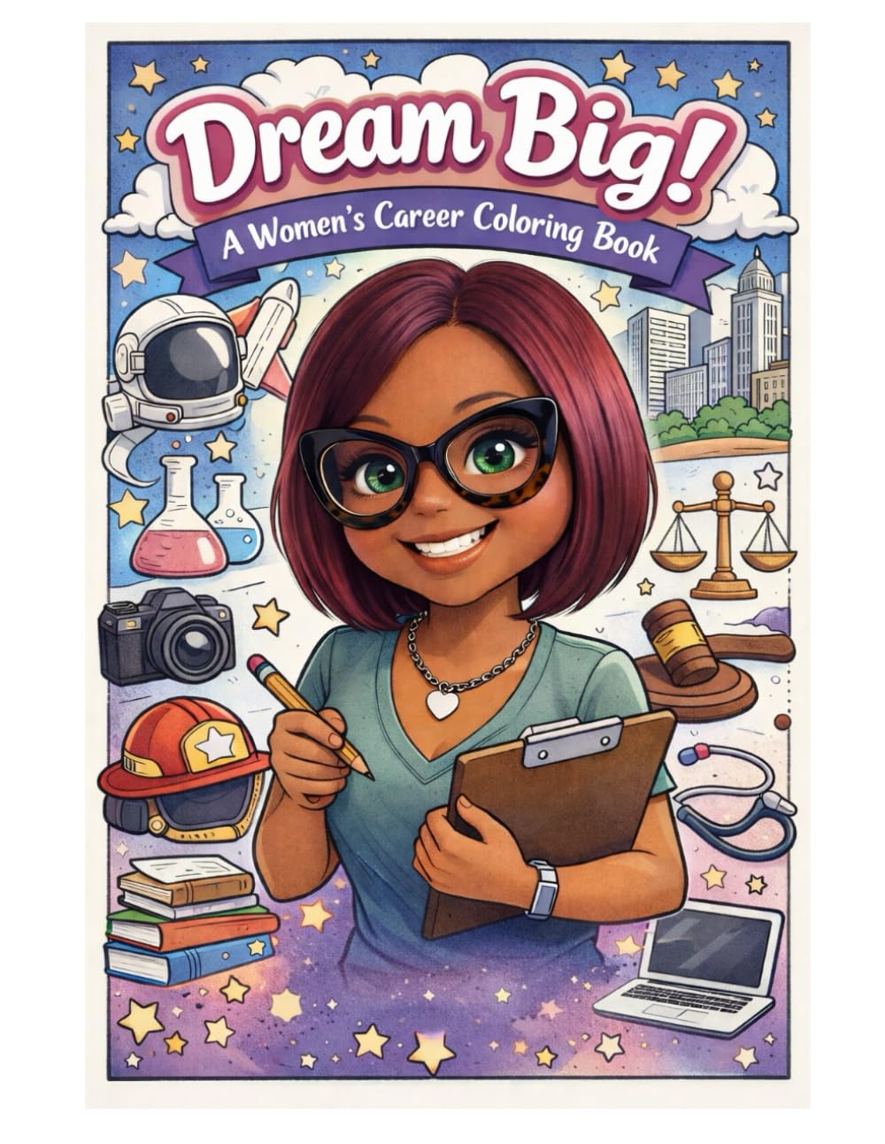 Dream Big! A Women’s Career Coloring Book: By: Chandra Gray