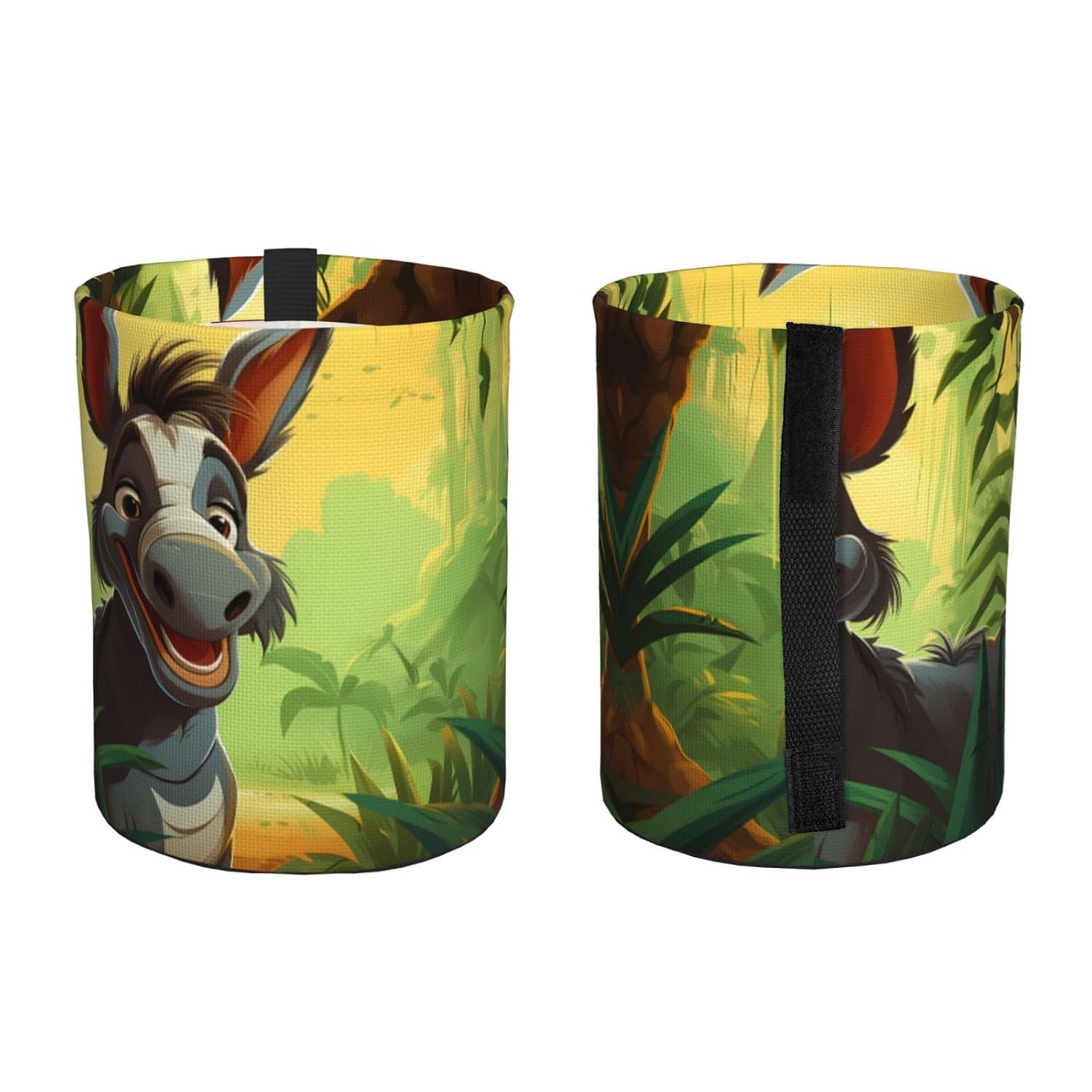 Cute Donkey Convenient Foldable car Trash can, Easy to Install, Practical and Convenient car Accessories image 2