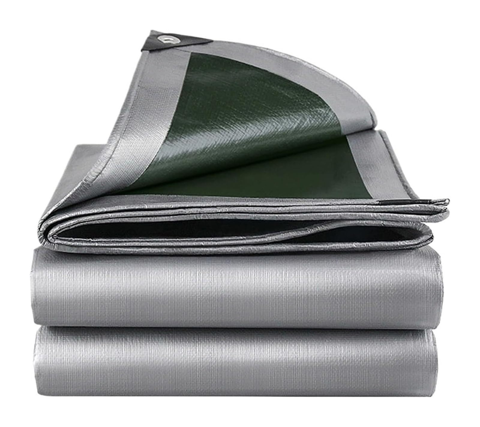 Camping tarpaulin, Rain Fly Tarp Silver Green Multiple Sizes(3x4m)
