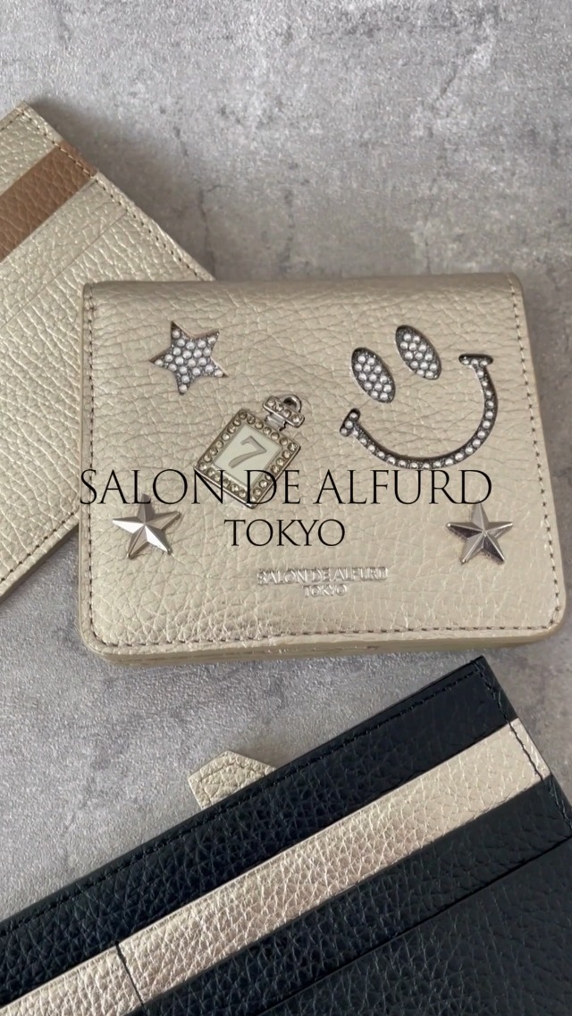 Amazon | [サロンドアルファード] ルクーチェ 二つ折り ミニ財布