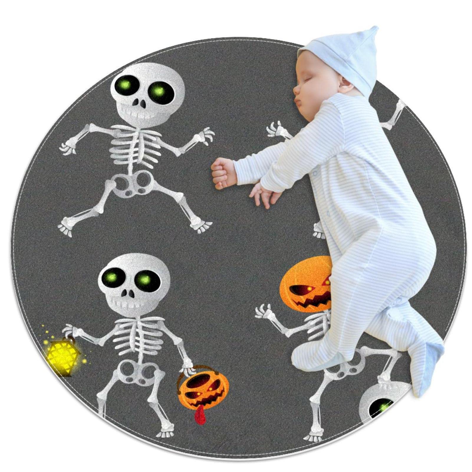 Tapis de salle de bain antidérapant et sécurisé squelette 1m