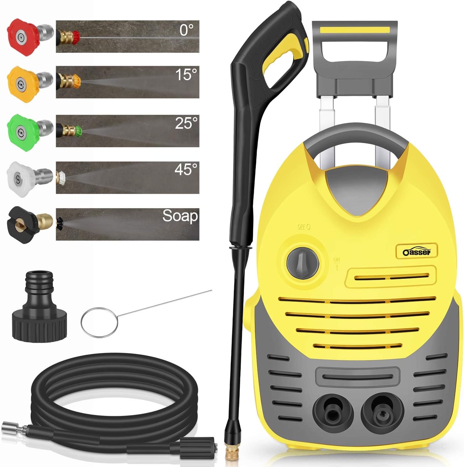 idropulitrici con ruote per tubi flessibili