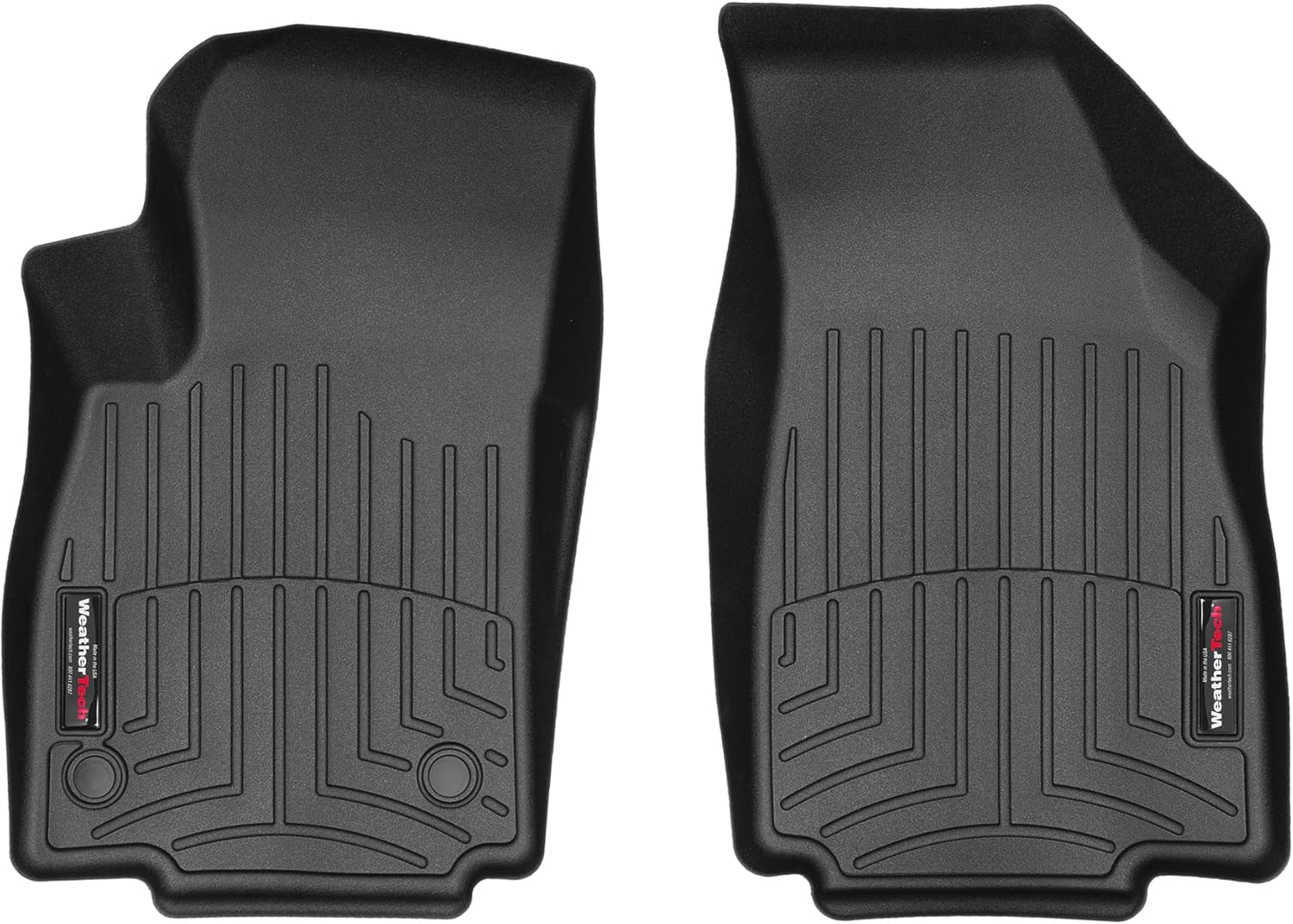 WeatherTech Custom Fit FloorLiners for Chevrolet Trax, Encore, 1st Row (445321), Black
