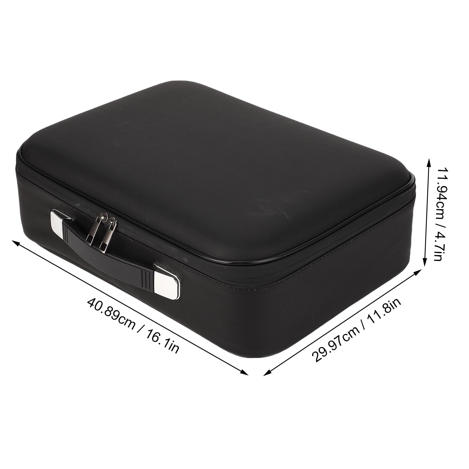 Fafeicy Organisateur de Document de Coquille Dur Portable Ignifuge avec Plusieurs Poches pour la Maison et le Bureau