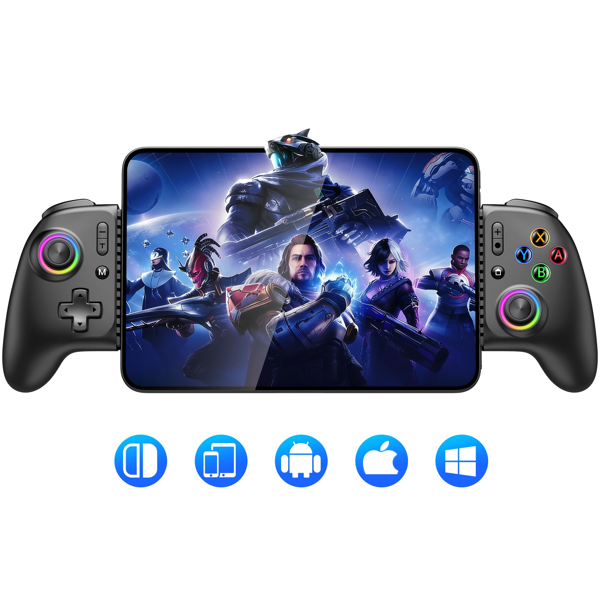 Amazon.co.jp: Elekasumi スマホコントローラー【Switch1/2/OLED