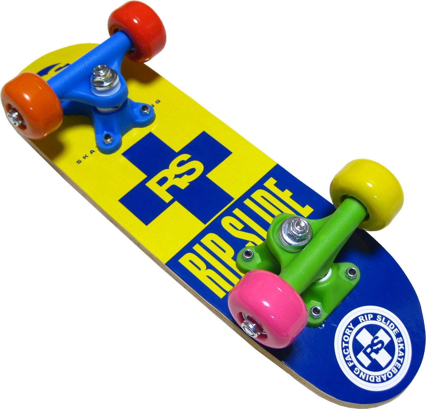 Amazon リップスライド(RIP SLIDE) 17インチ チャイナメープルスケートボード 20060 (デッキカラーブルー