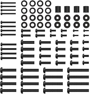 Perlegear Universal TV Mounting Hardware Bundle for All TVs Hardware Includes M4, M5, M6 and M8 Screws, Washers and Spacers for TVs and Monitors