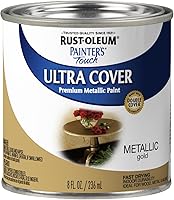 Vista 182 de Rust-Oleum Painter's Touch 1979502 - Pintura de látex, color negro brillante, 1 cuarto de galón