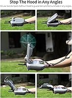 Vista 4 de 2 en 1 parasol parasol Joysticks Protector para mando a distancia DJI RC/RC 2, accesorios de protección de pantalla compatibles con DJI Mini 3