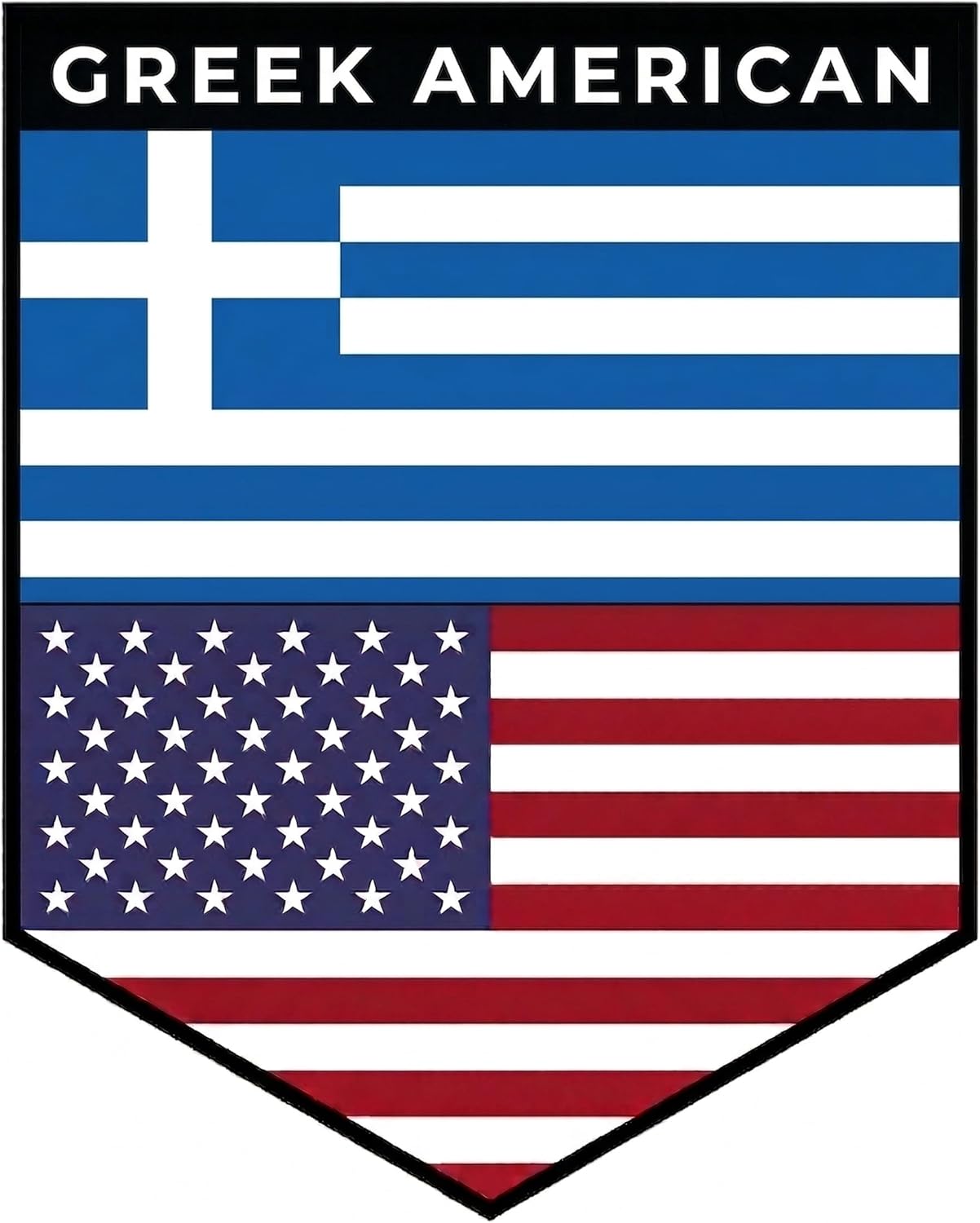 Greece USA Car Flag Hanging Decoration – Greek American Dual Flag Auto Accessory | Rearview Mirror Hanging + Window Mount Suction Cup | Hellenic Pride Car Decor flags for cars